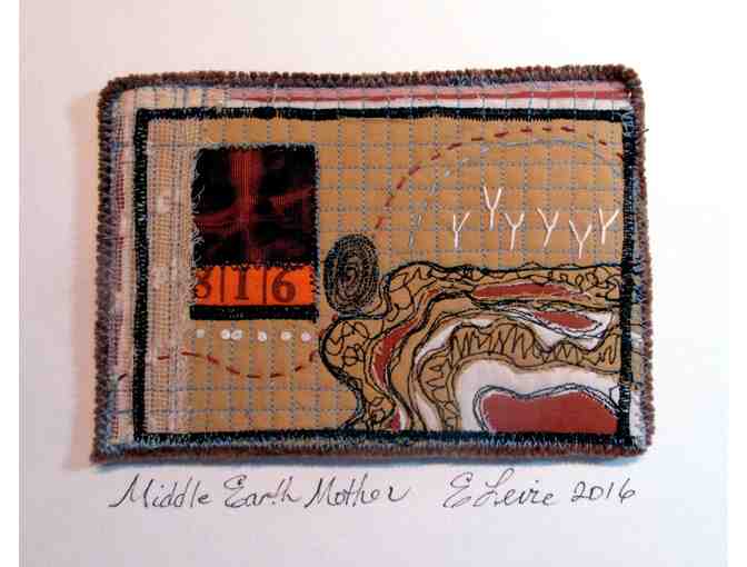 Miniature Quilt Art 'Middle Earth Mother'