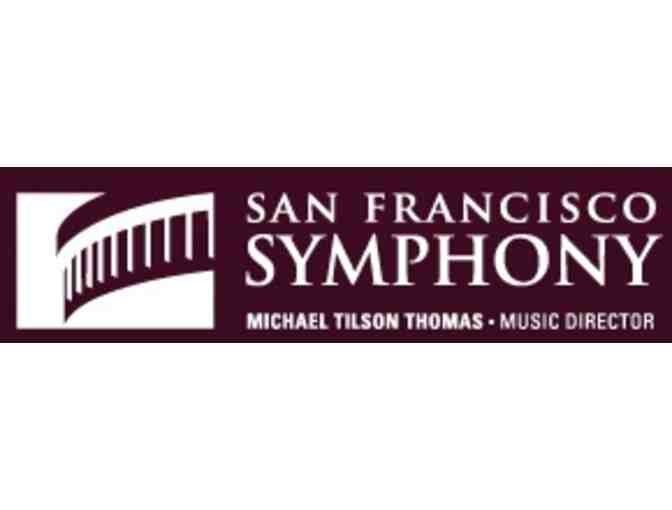 San Francisco Symphony - Mozart's Symphony No. 36, (Premier Orchestra seats)