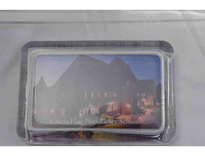 Cascia Paperweight and Clear Tray
