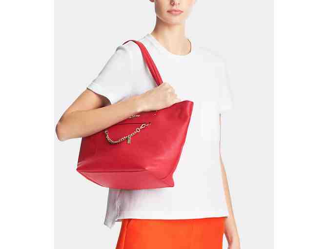 Stylish Coach Red Leather Handbag