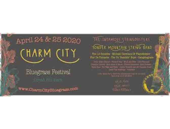 4 Tickets to Charm City Bluegrass Festival