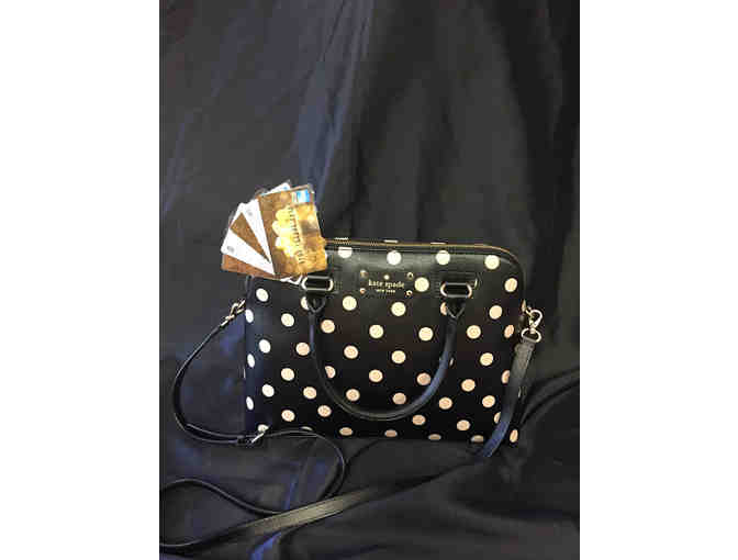 Kate Spade Bag: 'Rachelle'; leather, polka dot and $125 in American Express Gift Cards