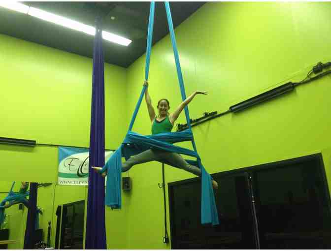 Wellness for the body and soul! - 4 Aerial Silk  and Yoga Classes and a $50 Saks Gift Card
