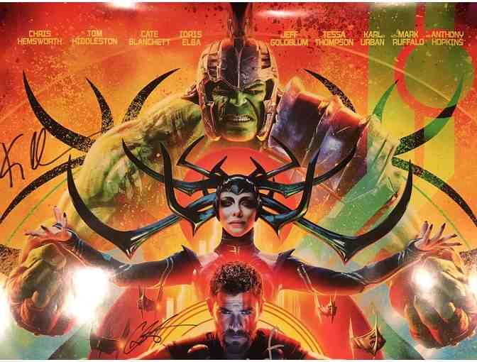 Thor Ragnarok Signed Poster