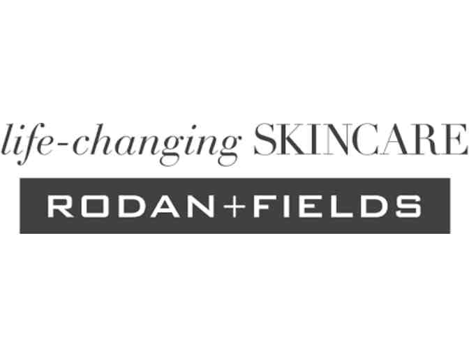 Rodan + Fields - Pink Makeup Bag with RF Face Products