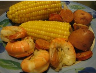 Low Country Shrimp Boil for 10 guests