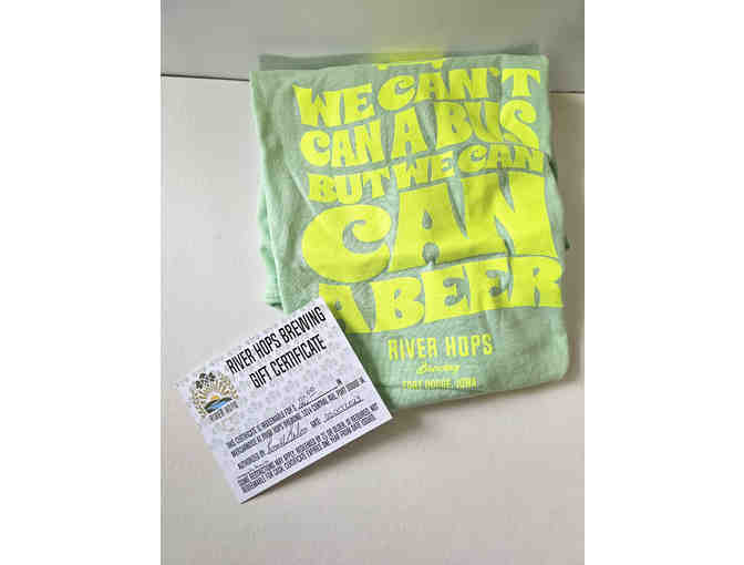 $20 Gift Certificate to River Hops Brewing, Shirt and BBQ/Cooler Combo