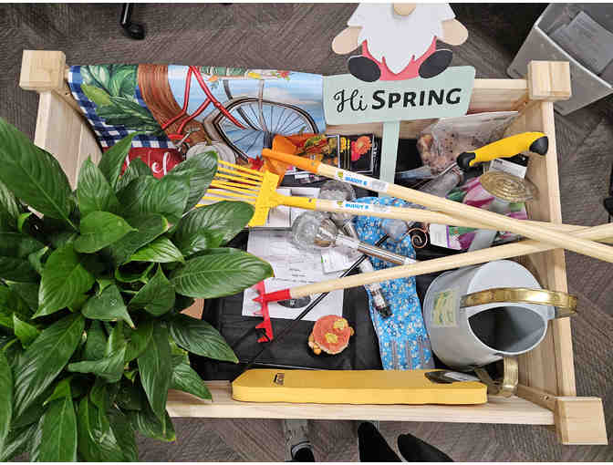 Raised garden bed and accessories - LIVE AUCTION ITEM