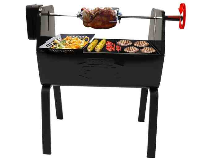 BBQ and Rotisserie Charcoal Grill