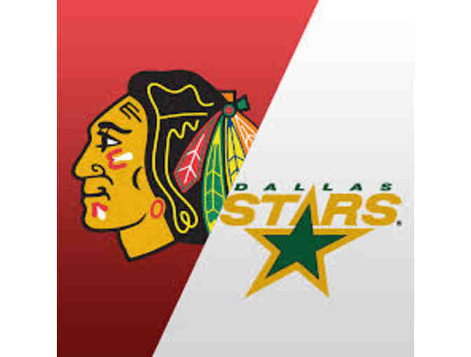 Chicago Blackhawks vs. Dallas Stars- 4 tickets