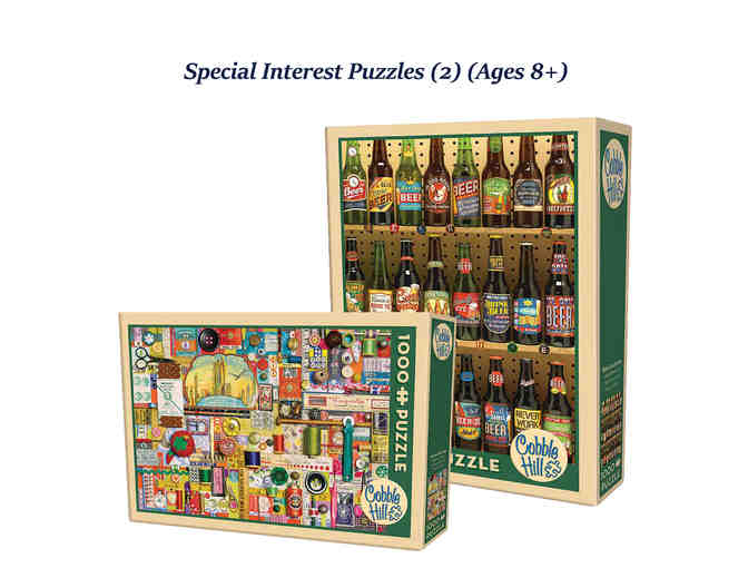 Puzzles - Beer and Sewing Notions Images - Ages 8+