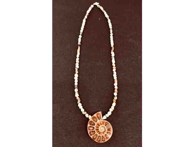 Ammonite Fossil Necklace from Madagascar