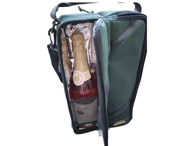 California Innovation Cooler Tote Insulated Picnic Portable Wine Carrier Bag (Green)