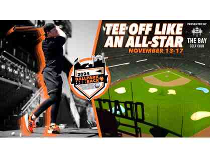 4 tickets to The Ballpark Back Oracle Park's premier golf event