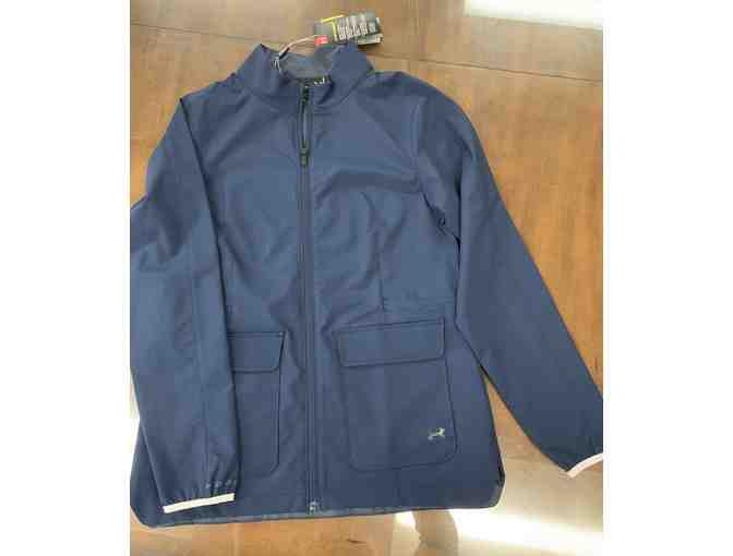 Under Armour - Navy Blue Women's Small Rain Jacket - Donated by Joanna Warber