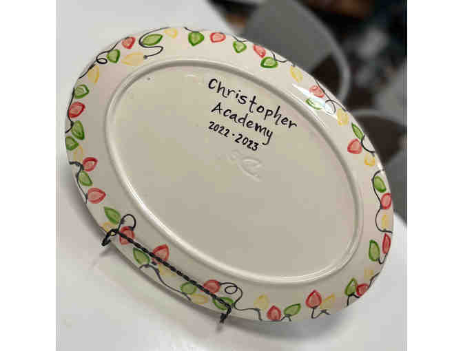 Christopher Academy Whole School - PRICELESS Holiday Lights platter