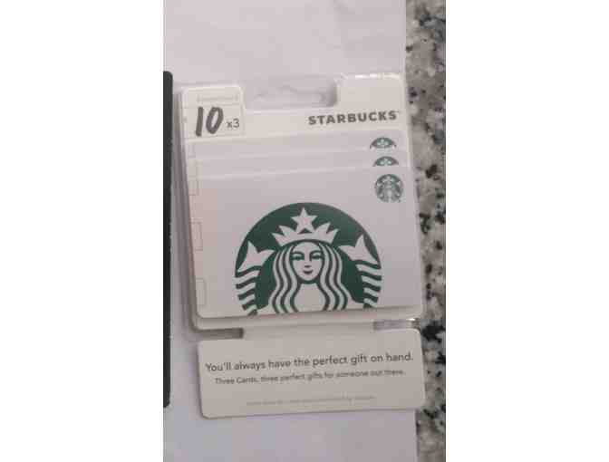 Gift Card Dining--$30 Starbucks Gift Cards (3 X $10)
