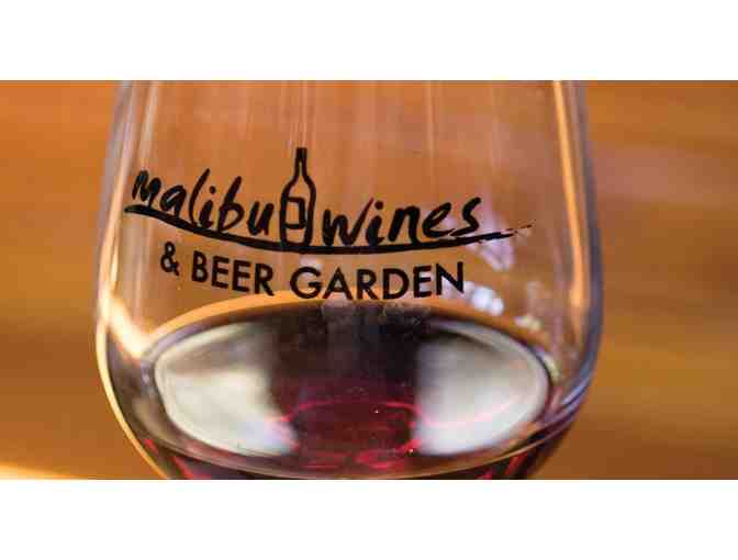 MALIBU WINES AND BEER GARDEN - $40 GIFT CARD, SADDLEROCK PINOT NOIR AND GLASSES