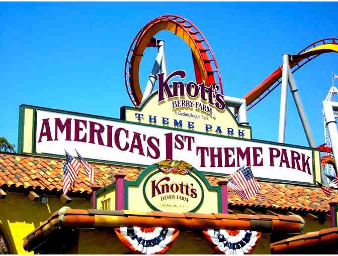 4 One-Day Admission Passes to Knott's Berry Farm Amusement Park