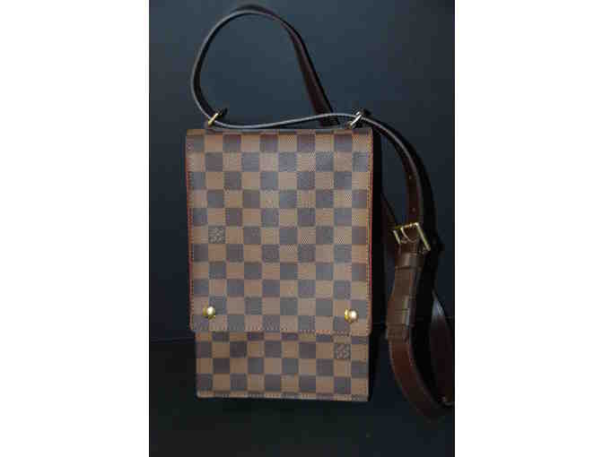 Louis Vuitton Damier Ebene Portobello Authentic Messenger Shoulder Crossbody Bag