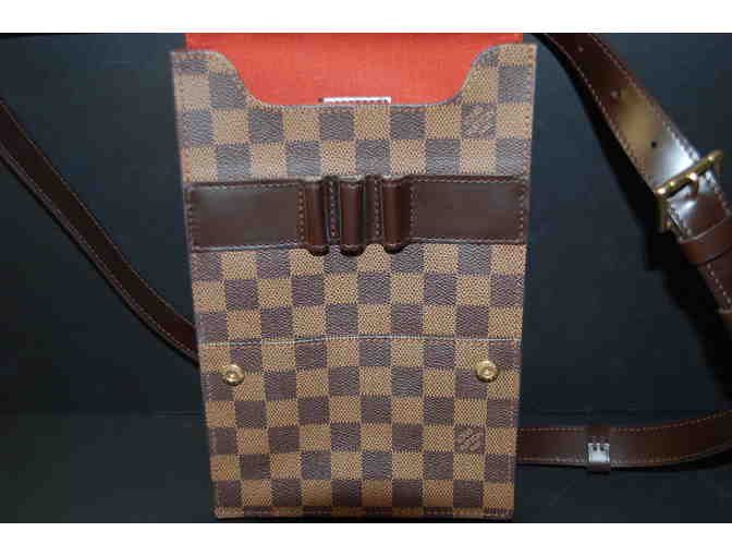 Louis Vuitton Damier Ebene Portobello Authentic Messenger Shoulder Crossbody Bag