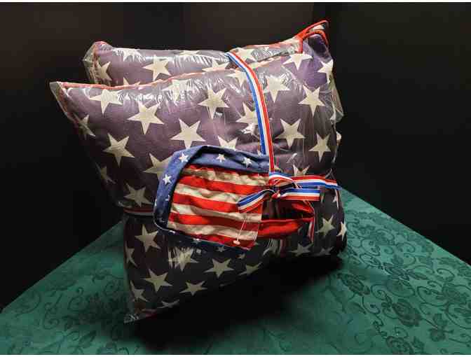 Stars and Stripe American Throw Pillows