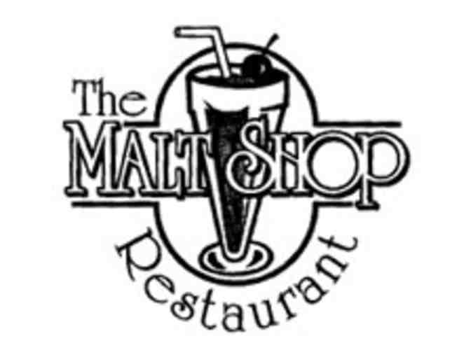 The Malt Shop $10 Gift Certificate