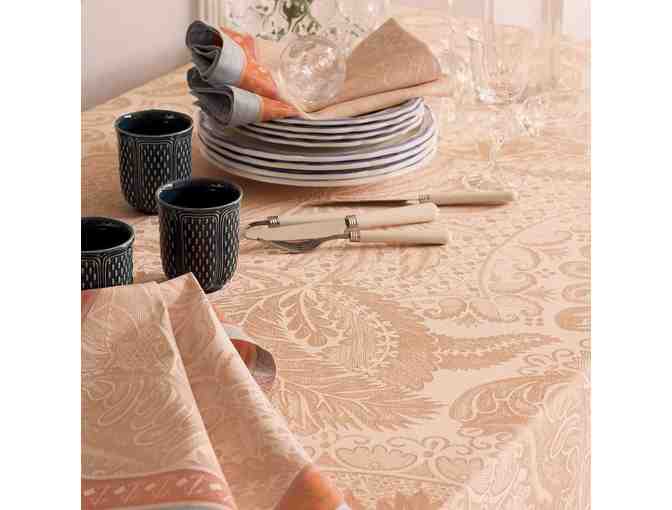Isaphire Iridescent French Jacquard Tablecloth