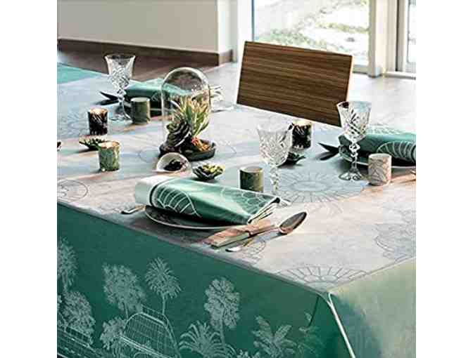Serres Royales, French Jacquard tablecloth 69x69 100% cotton