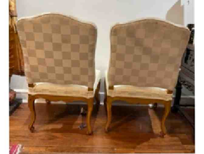 Fine Furniture from Iconic l'Enfant Gallery: A Pair of French Louis XV Style Chairs
