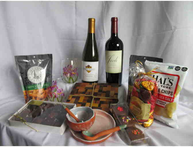 Crate filled with your favorite wine and gift items