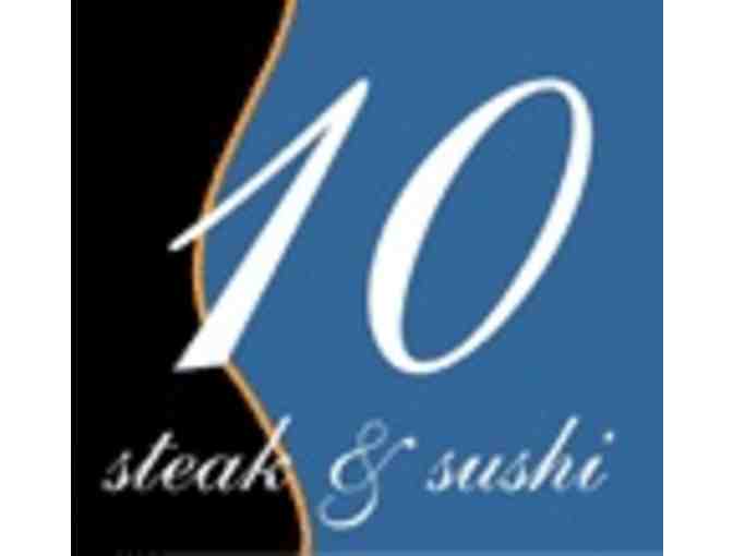 $50 GIFT CARD-10 Steak & Sushi-XO Cafe-Harry's Burger-LuxeBurg Bar-Rick's Road House