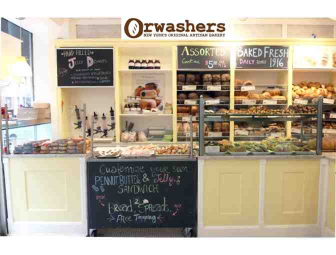 $50 Gift Card to Orwashers - New York's Original Artisan Bakery