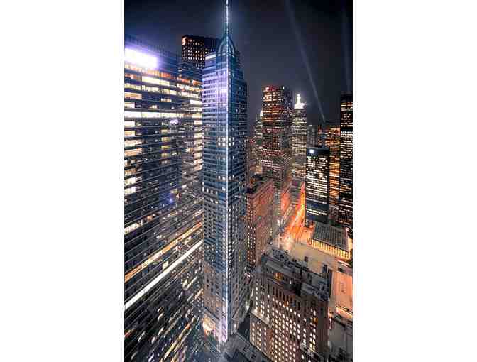 Overnight stay at the St. Regis Hotel