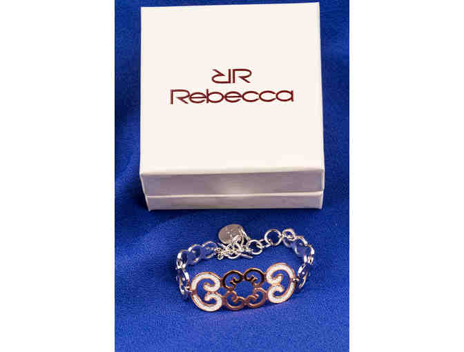 Rebecca Bronze and Steel Bracelet