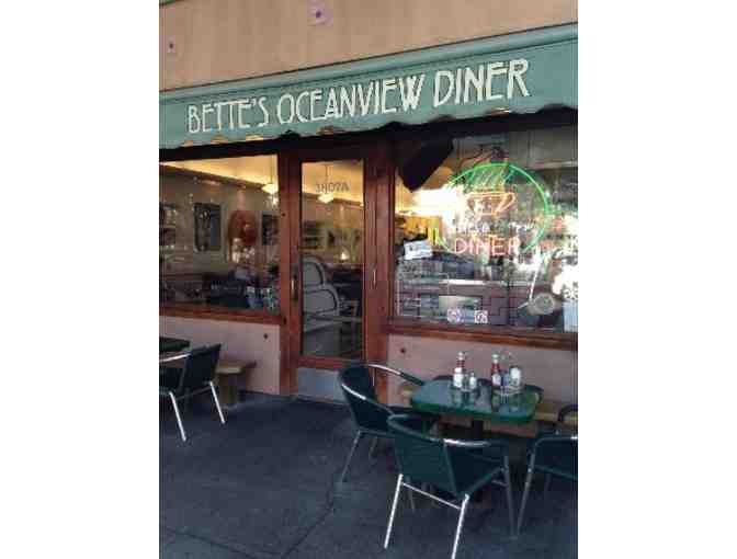 $25 Gift Certificate to Bette's Oceanview Diner