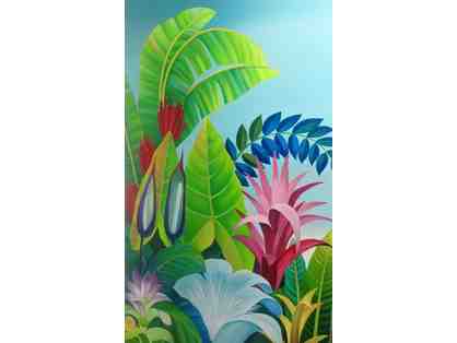 Floral series - Painting by Murali Nagapuzha