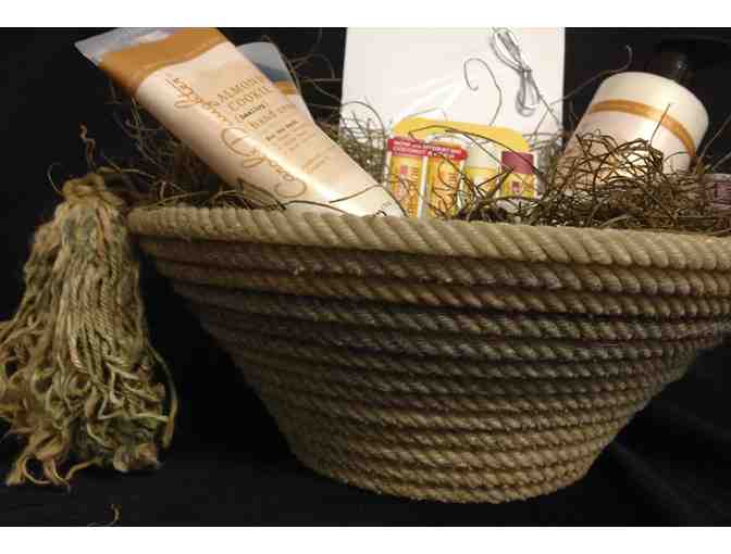 Spa Collection in Handmade Rope Basket plus $50 Gift Card