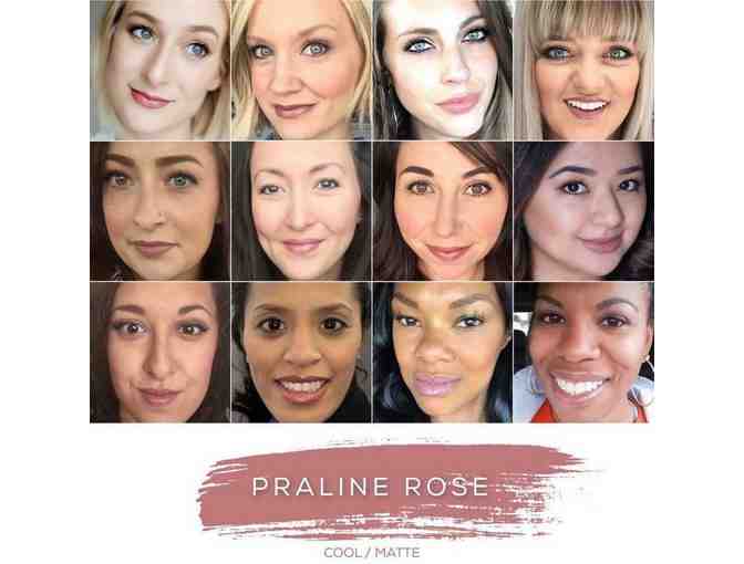 Praline Rose LipSense Starter Collection with fabric pouch