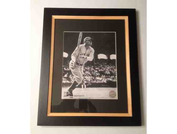 BABE RUTH hitting for the New York Yankees, Officially Licensed MLB Photo