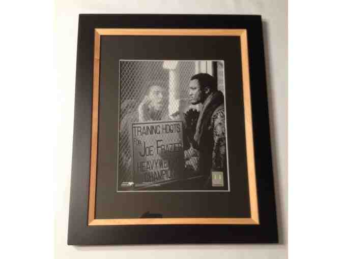 MUHAMMAD ALI taunting at Joe Frazier's training headquarters, Offically Licensed Ali Photo