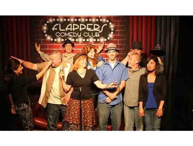 Tickets for Ten People to Flappers Comedy Club and Restaurant