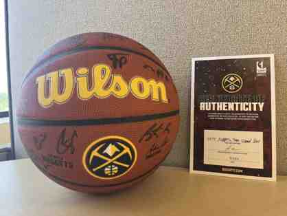 Denver Nuggets Signed Basketball