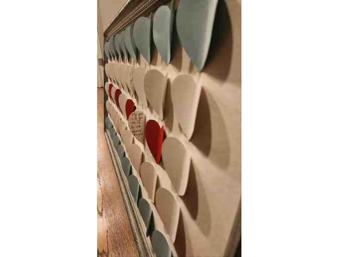 5th Grade (Ms. Hayes) Classroom Project - 'Hearts of Chicago' Framed Wall Art