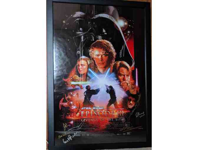 Autographed Star Wars Poster