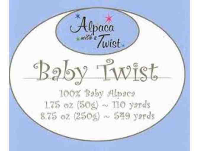 Alpaca with a Twist, Baby Twist Yarn - 5 Skeins (Natural)