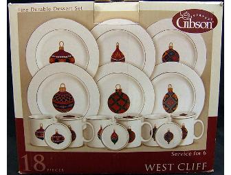 Gibson 'West Cliff' Holiday Dessert Set