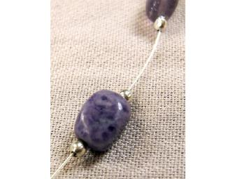 Amethyst & Silver Necklace