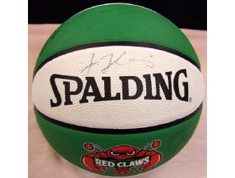 Autographed Maine Red Claws Basketball