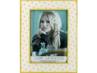 Autographed Carrie Underwood Photograph - Framed